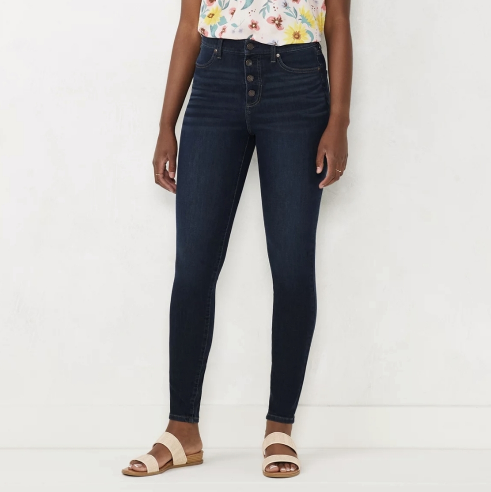 Super high rise waist super skinny jeans